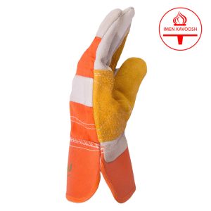 دستکش چرمي کف دوبل کاج مناسب مکانیکی