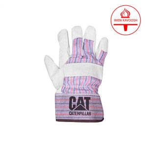 دستکش کف چرم کاترپیلار پاکستانی | دستکش CATERPILLAR CAT